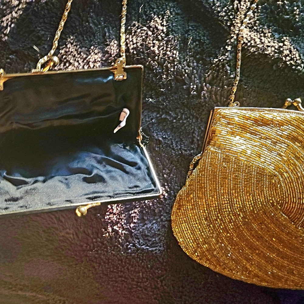 2 Gorgeous vintage beaded bags - Picture 5 of 6